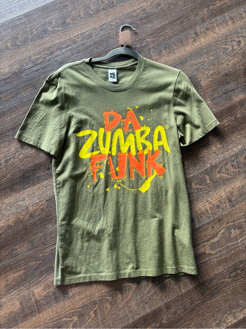 Zumba Fitness Olive Green 'DA Zumba Funk' Graphic Tee